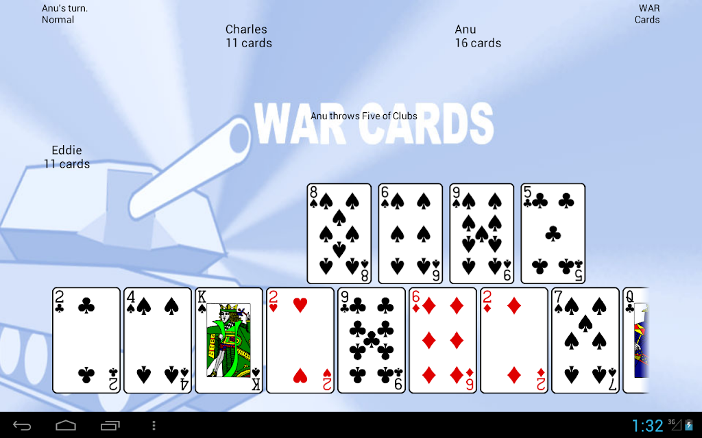 WAR Cards スクリーンショット 2