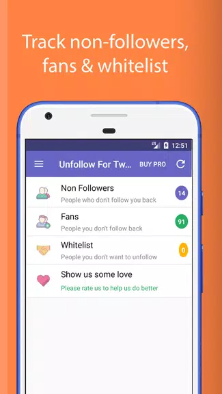 Unfollowers for Twitter Screenshot 0