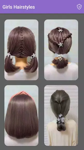 Schermata Girls Hairstyles Step By Step 1