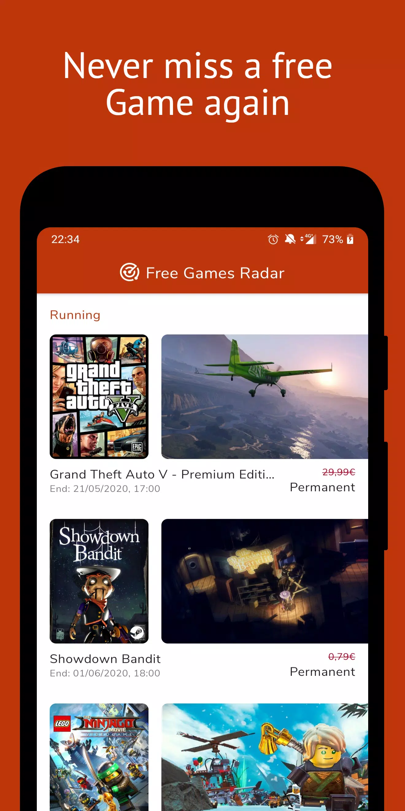 PC Games Radar for Epic Games, স্ক্রিনশট 0