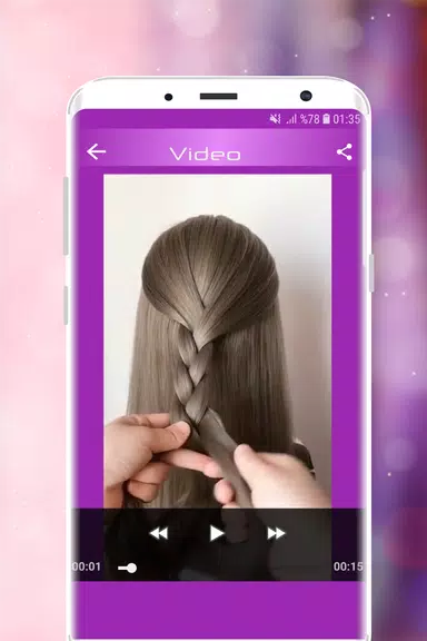 Hairstyles Step by Step Videos应用截图第3张
