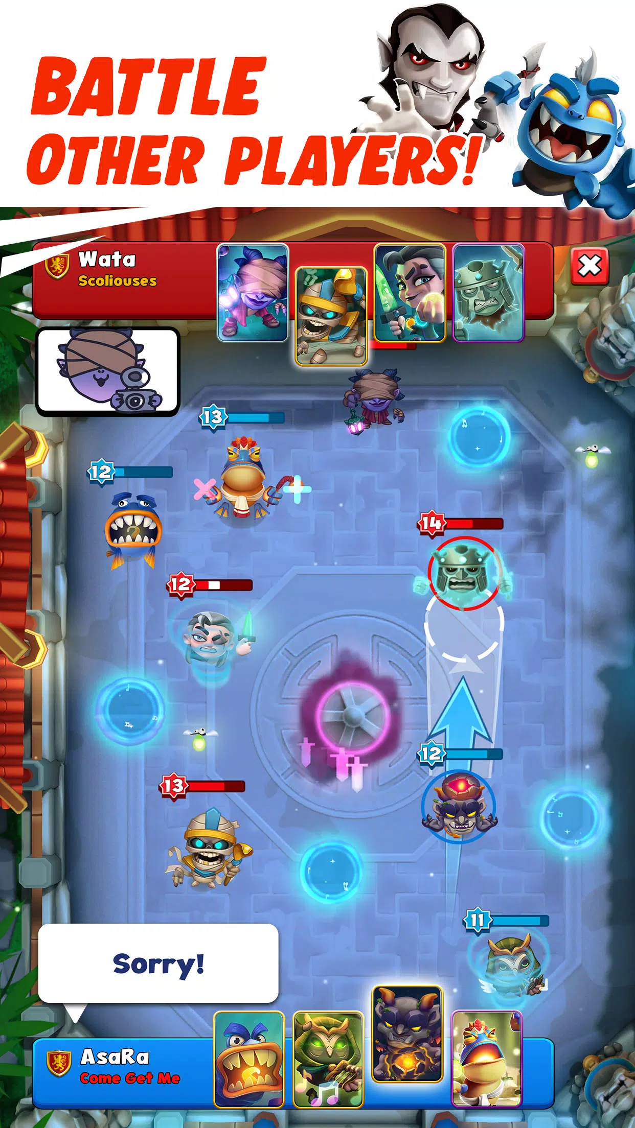 Smashing Four: PvP Hero bump স্ক্রিনশট 1