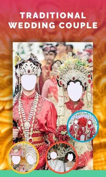 Traditional Wedding Couple Tangkapan skrin 1