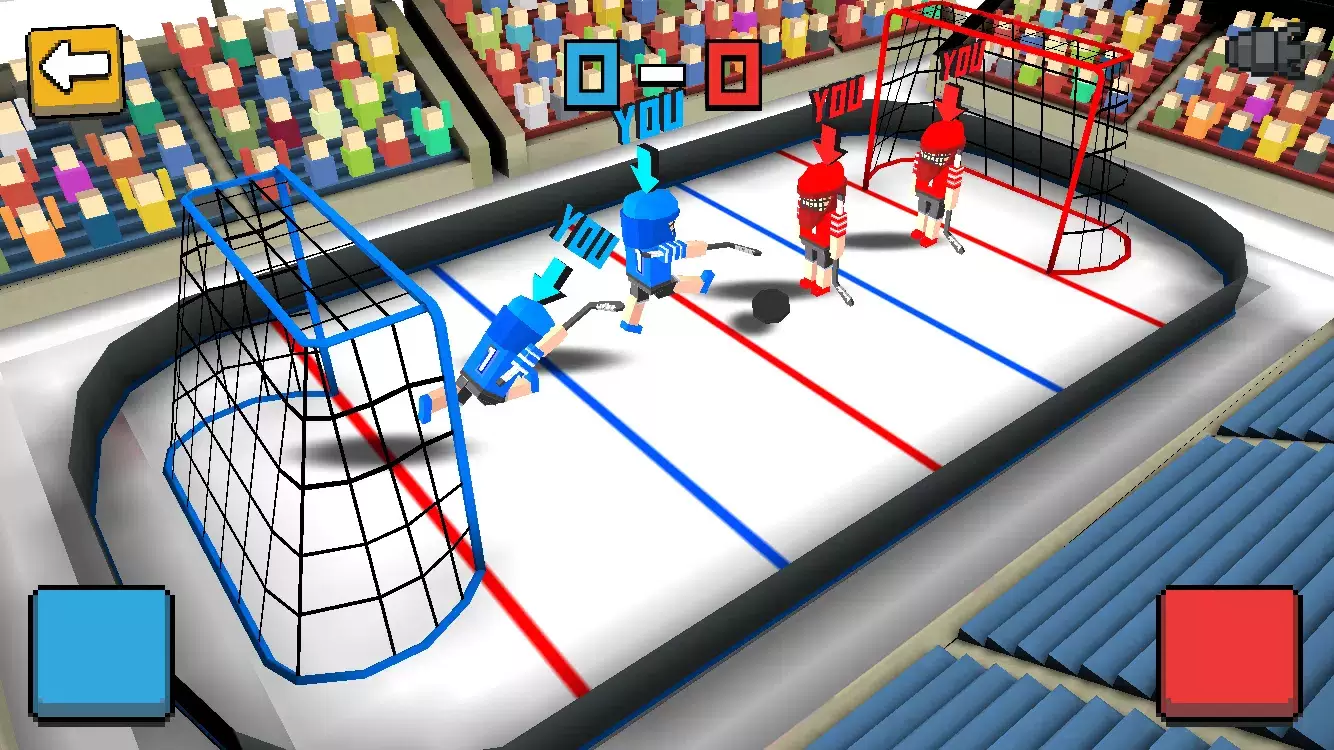 Cubic Hockey 3D Captura de pantalla 2