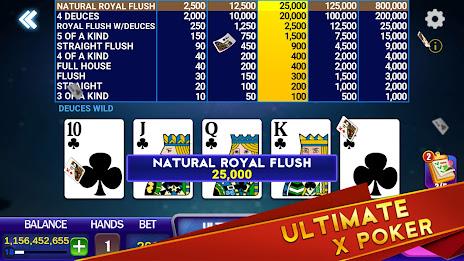 Deuces Wild: Video Poker Ultra Schermafbeelding 2