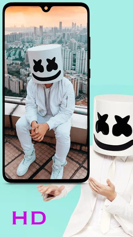 Marshmello Wallpaper Capture d'écran 2