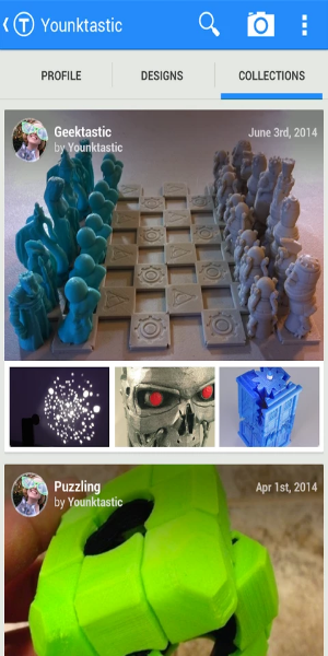 Thingiverse Captura de pantalla 1