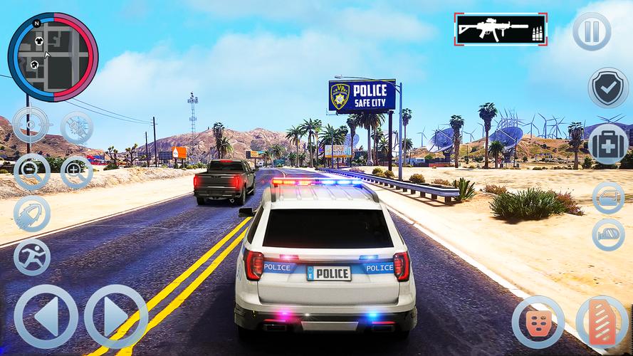 Police Game Transport Truck Скриншот 2