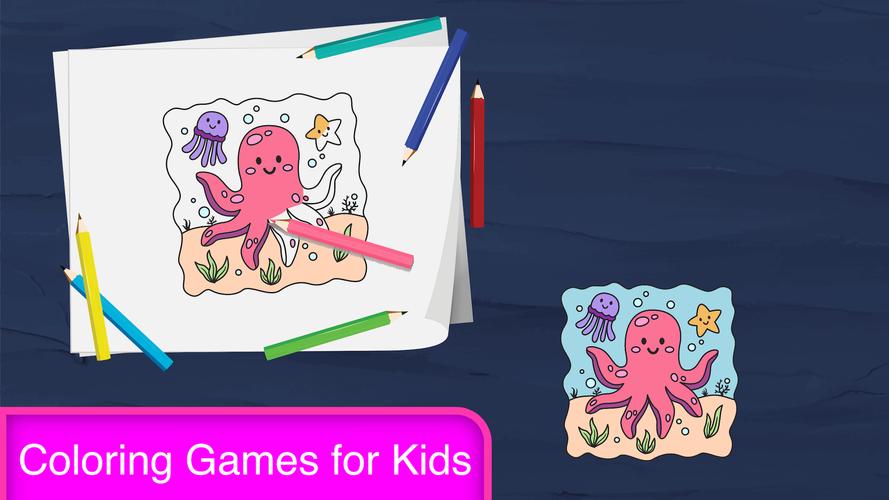 Coloring Games for Kids, Paint Schermafbeelding 1