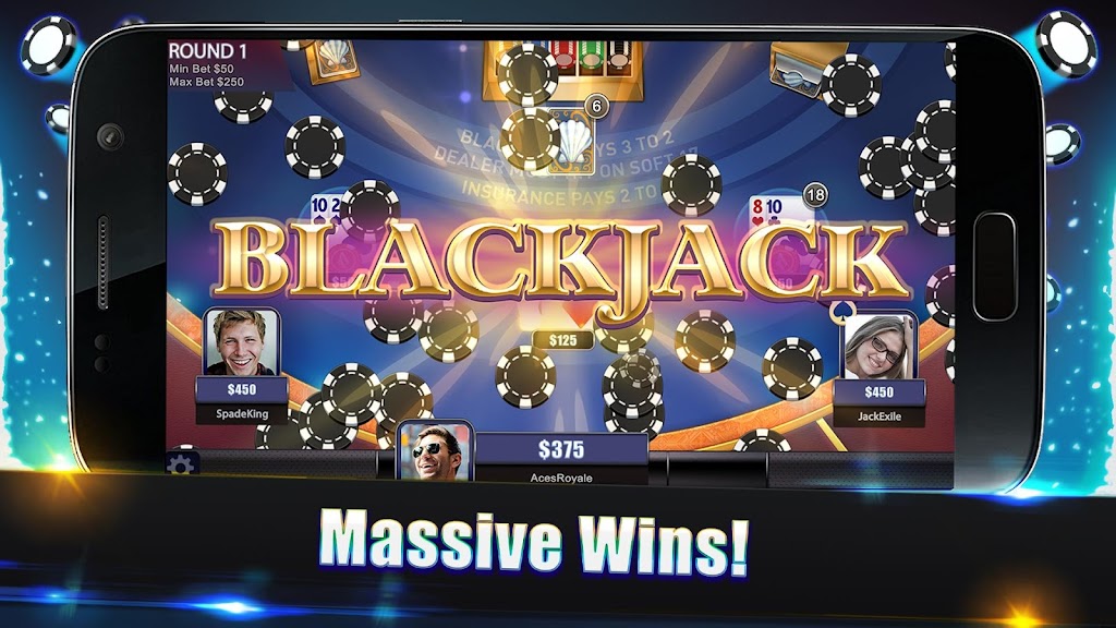Blackjack Legends: 21 Online Multiplayer Casino Captura de tela 2