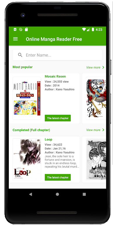 Free Manga Reader Online Offline Captura de tela 0
