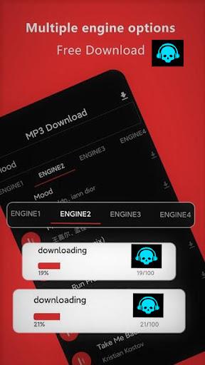 Mp3Skulls Mp3 Music Downloader Tangkapan skrin 2