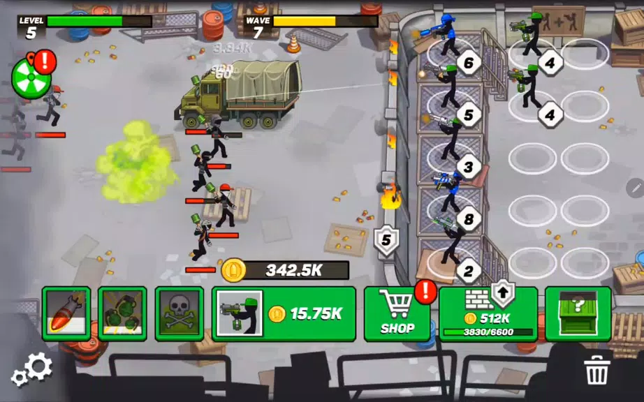 Stickman Defenders: Stick War Ảnh chụp màn hình 0