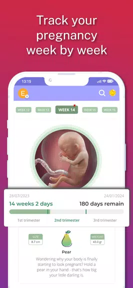 Momercy Pregnancy & Baby Care 스크린샷 2