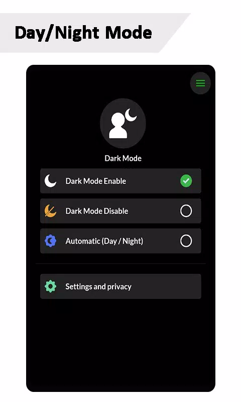 Dark Mode Capture d'écran 3