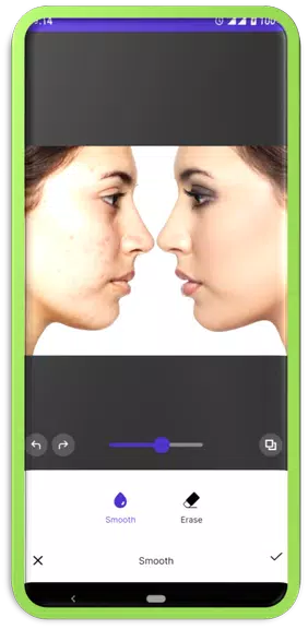 Schermata Facetune Editor-Smooth skin 1