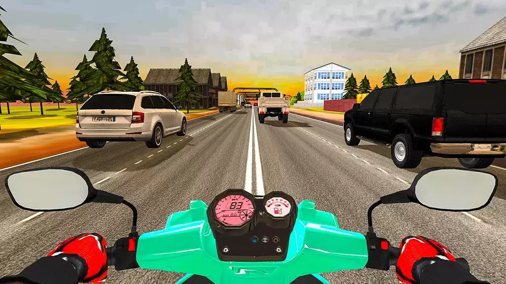 Highway Traffic Rider - 3D Bik स्क्रीनशॉट 0