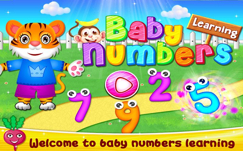 Baby Numbers Learning Game Zrzut ekranu 0