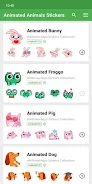 Animals Stickers WAStickerApps ဖန်သားပြင်ဓာတ်ပုံ 0