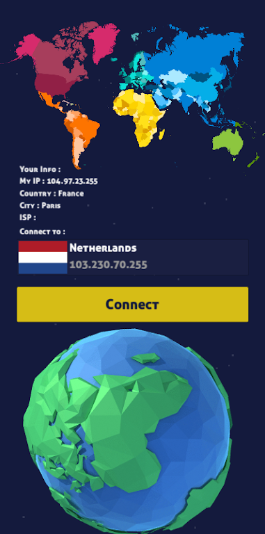 VPN NetherLands - IP for NL スクリーンショット 1