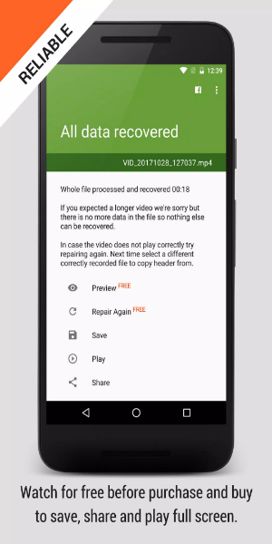 MP4Fix Video Repair Tool Capture d'écran 2