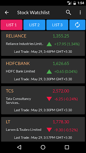 NSE BSE Indian Stock Quotes - Live Market Prices स्क्रीनशॉट 3