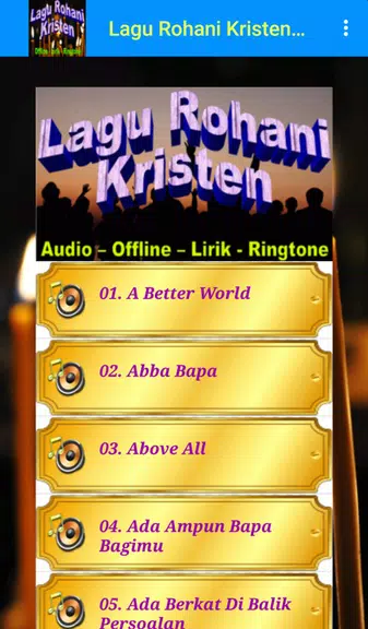 Lagu Rohani Kristen Offline Captura de tela 1