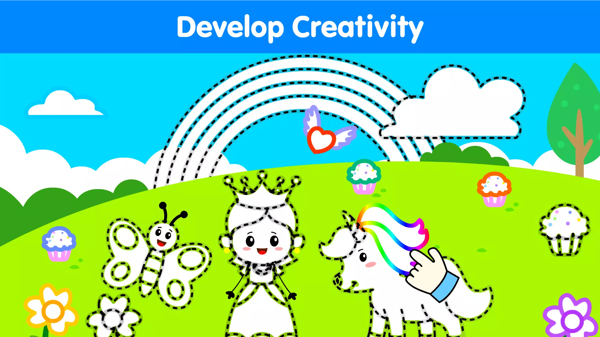 Kids Drawing & Coloring Book Zrzut ekranu 3