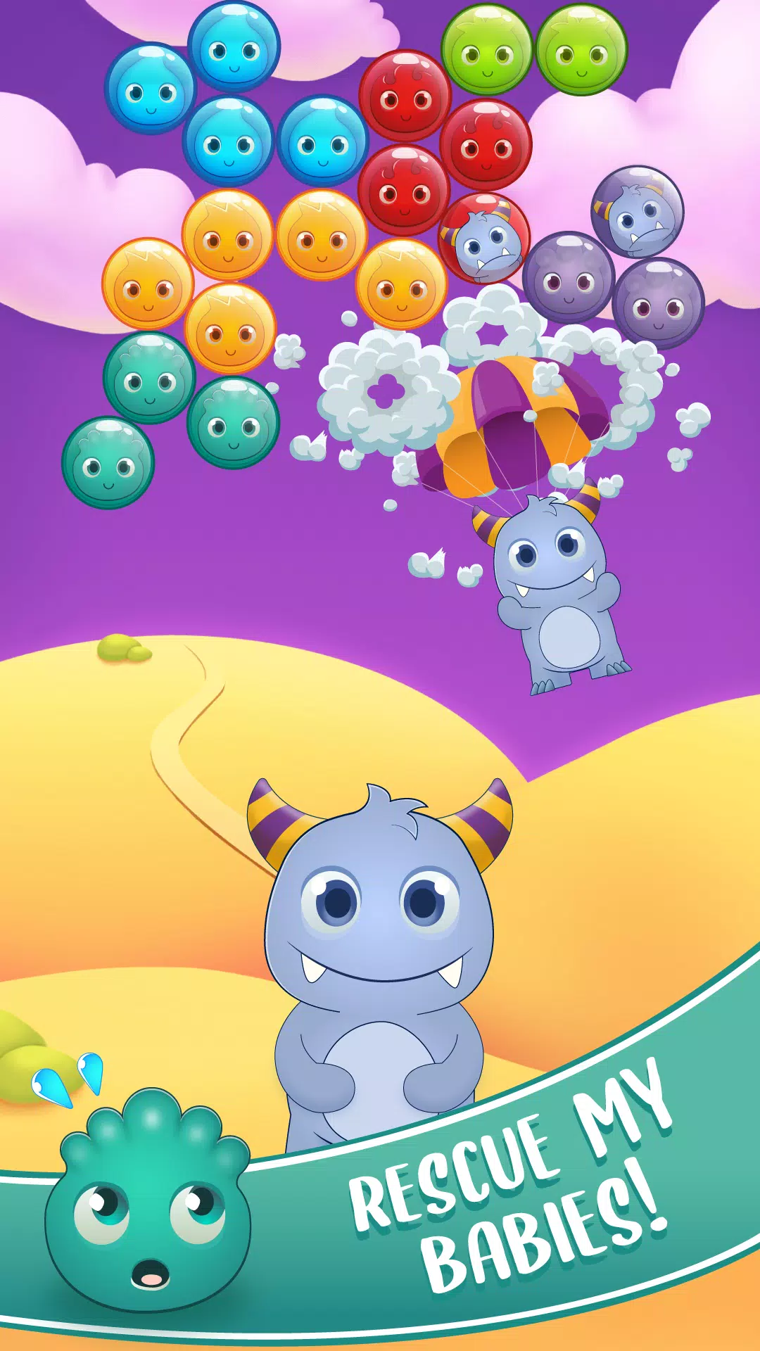 Bubble friends rescue 스크린샷 2