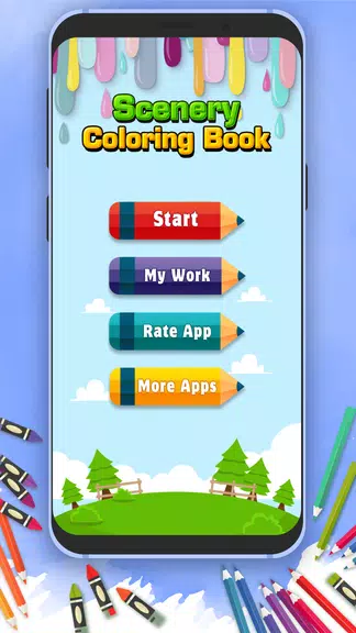 Scenery Coloring Book স্ক্রিনশট 0