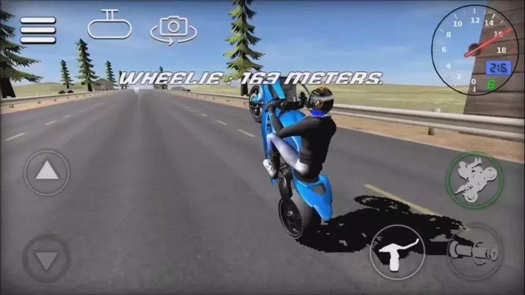 Wheelie Bike 3D game ภาพหน้าจอ 0