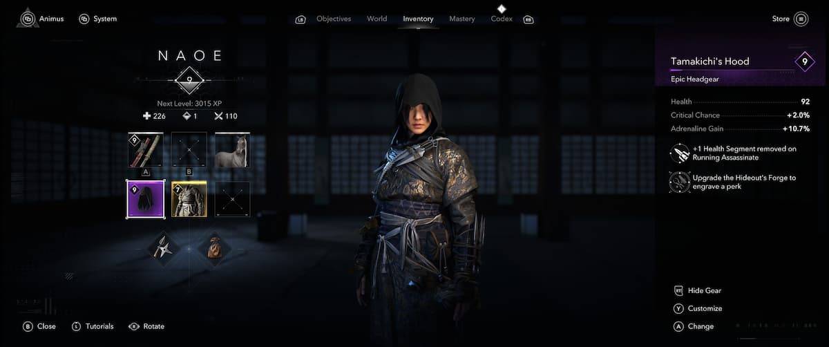 "Panduan: Menukar Pakaian dan Penampilan dalam Bayang -bayang Assassin's Creed"