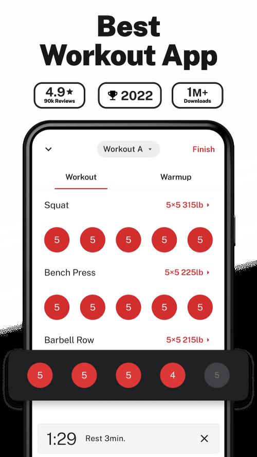 StrongLifts Schermafbeelding 0