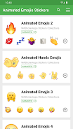 Animated Emojis WAStickerApps Ảnh chụp màn hình 1