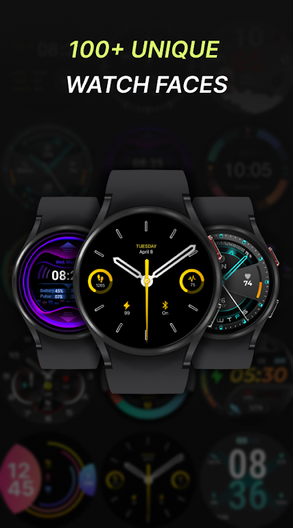 Watch faces - Clock Wallpaper スクリーンショット 2