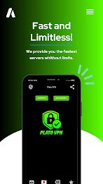 Plato VPN Super Fast Secure Schermafbeelding 3