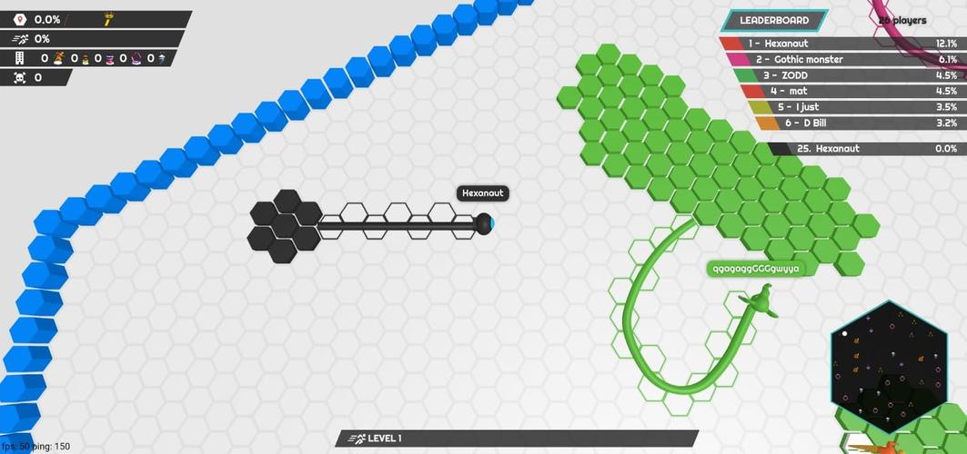 hexanaut.io Screenshot 0