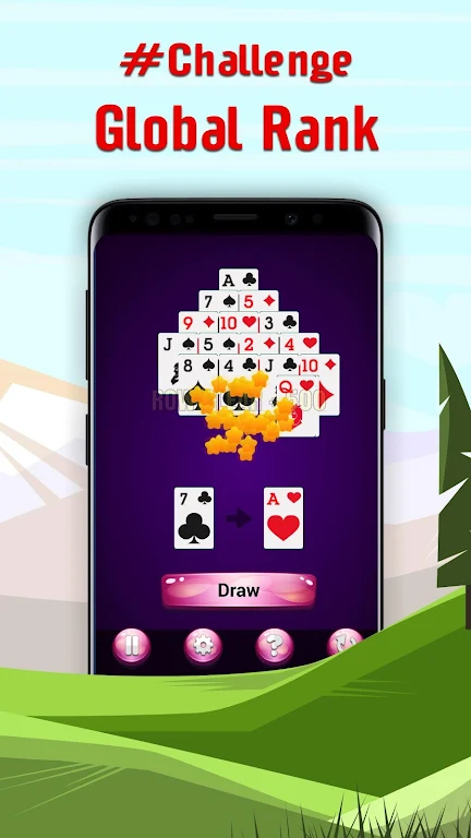 Pyramid - Classic Solitaire Capture d'écran 1