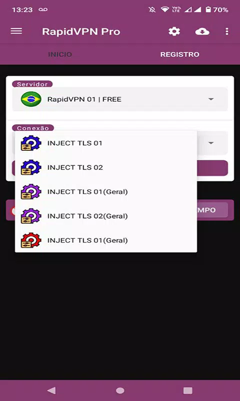 RapidVPN PRO স্ক্রিনশট 1