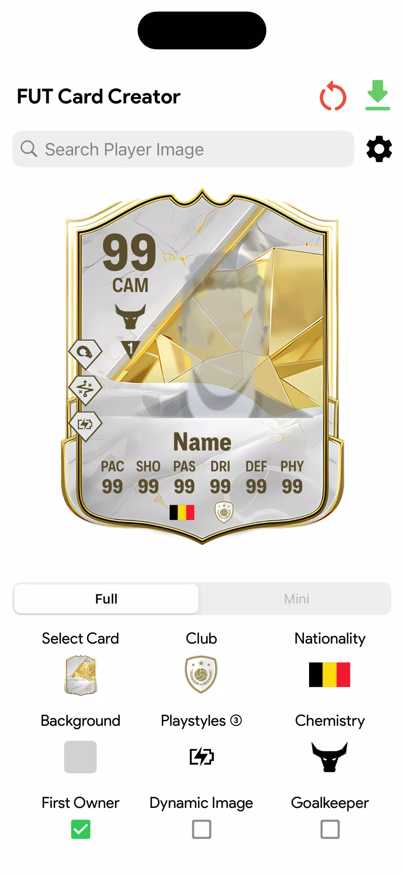 FC Card Creator 25 ภาพหน้าจอ 2