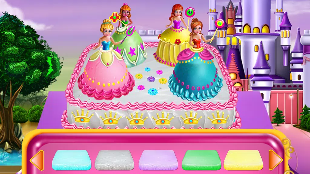 Princesses Cake Cooking Скриншот 2