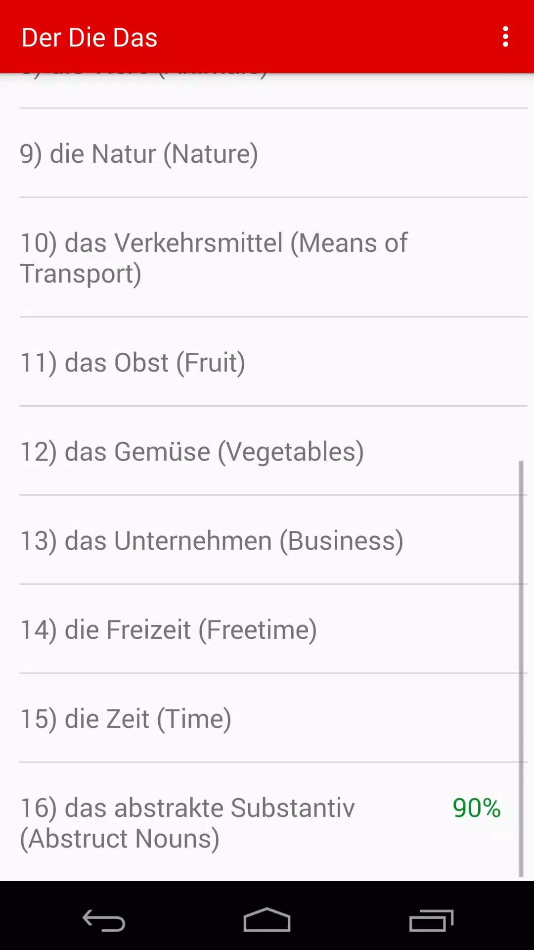 Der Die Das German Grammar Captura de tela 1