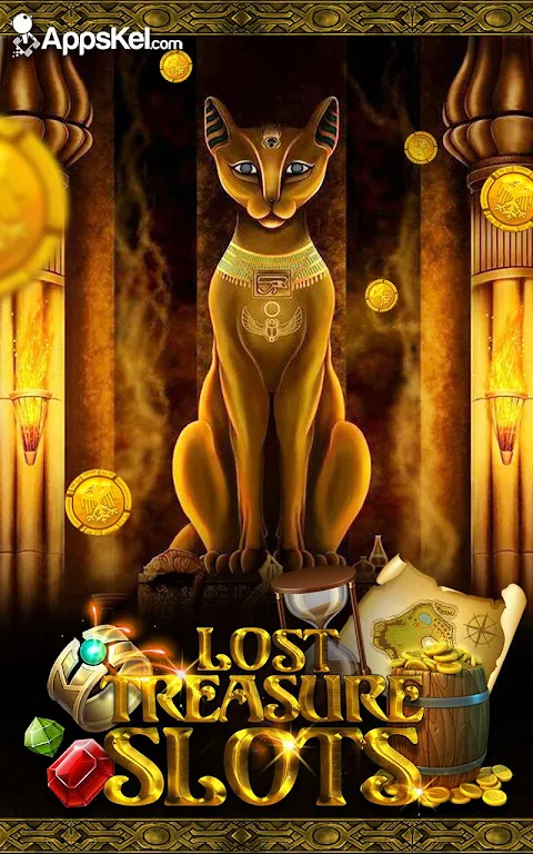 Lost Kingdom Treasure Slots– Las Vegas Casino Game Zrzut ekranu 0