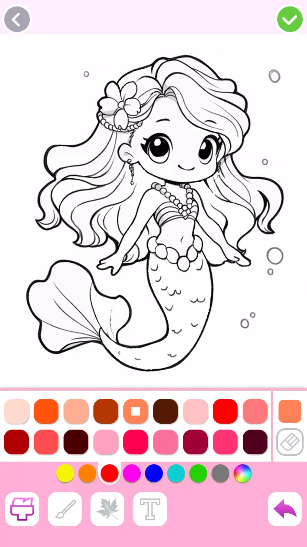 Mermaid Coloring:Mermaid games スクリーンショット 3