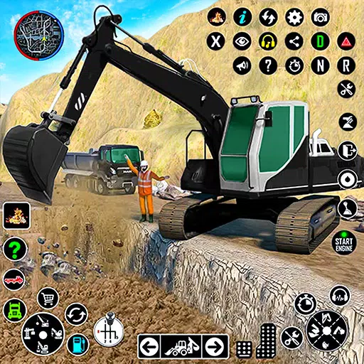 Snow Excavator Simulator Game