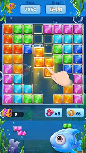 Puzzle Block Ocean Fish स्क्रीनशॉट 3