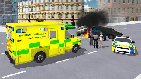 Ambulance Simulator Car Driver Capture d'écran 3