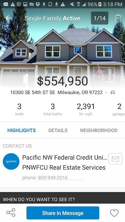 PNWFCU Real Estate Services 스크린샷 1