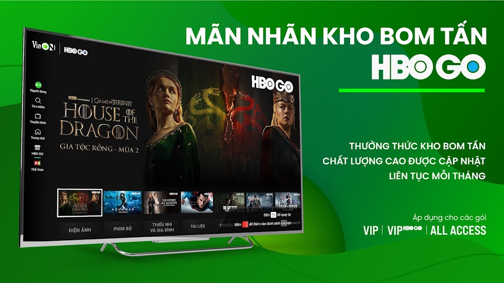 VieON for Android TV স্ক্রিনশট 3