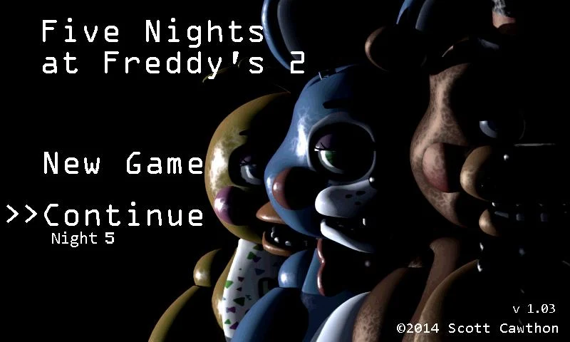 FNAF 2 : (Five Nights at Freddy) Скриншот 2